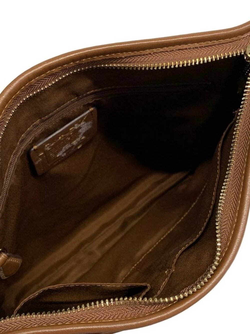 COACH F58297 Brown Dark Brown PVC Shoulder Bag - Picture 10 of 13